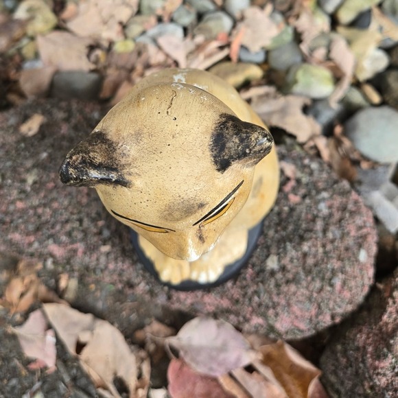 VTG Walnut Ridge Primitives Folk Art Cat Figurine Statue Hand Painted 1992 Decor - Picture 4 of 8